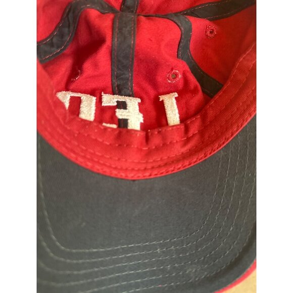 Red Sportsman "LEO" Cotton Baseball Cap Made In Bangladesh Adjustable Fit - Picture 6 of 6